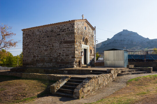 Saint Paraskevi's Church in Sudak, Crimea. Built in XIII - XV centuries.
