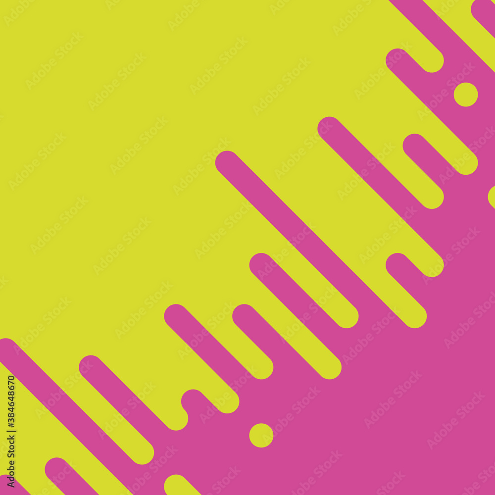 Poster seamless vector abstract transition of two colors. rounded lines blended in. looks like dipping pain