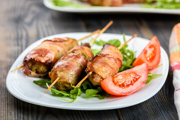 Kofta kebab - skewers of minced meat