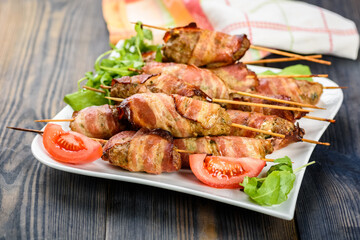 Kofta kebab - skewers of minced meat