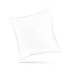 Pillow bag on white background. Vector illustration. Can be use for template your design, promo, adv.	