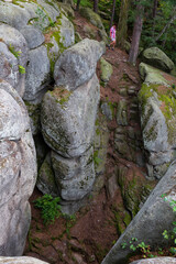 Country Landscape in the Rychlebske Mountains, Northern Moravia, Czech Republic