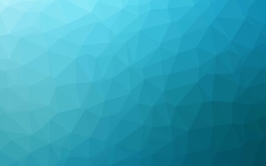 Light BLUE vector triangle mosaic template.