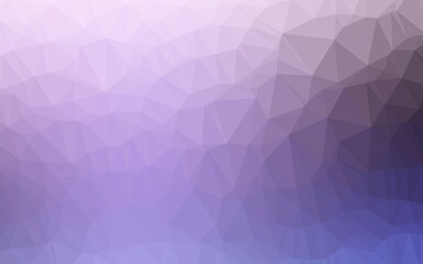Naklejka premium Light Purple vector triangle mosaic texture.