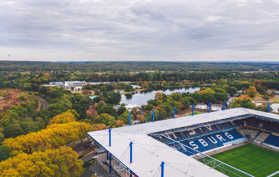 MSV-Arena in Duisburg / Germany - October 2020