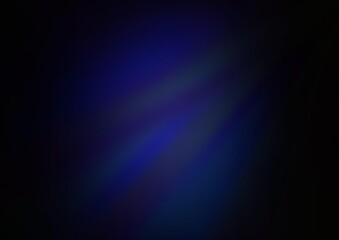 Dark BLUE vector blurred shine abstract template.