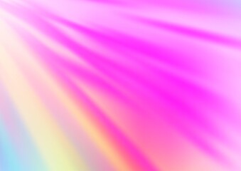 Light Pink vector blurred shine abstract template.