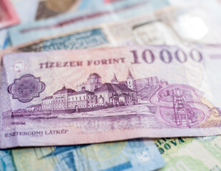 World money collection. Fragments of Jordan money