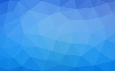 Light BLUE vector polygonal background.