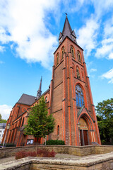 Obraz premium St. Michael Church in Velbert Langenberg