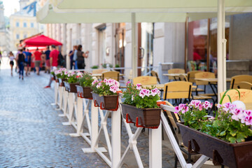 cafe tables