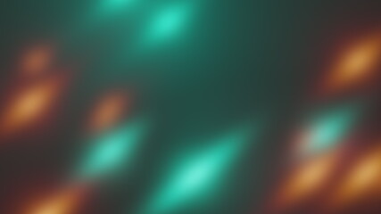 Abstract flying blurres bright particles in space, computer generated abstract background, 3D rendering