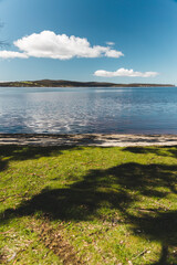 pristine beach landscape in Kettering in Tasmania, Australia near Peppermint Bay