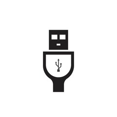 usb icon vector