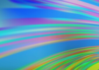 Light Blue, Green vector bokeh and colorful pattern.