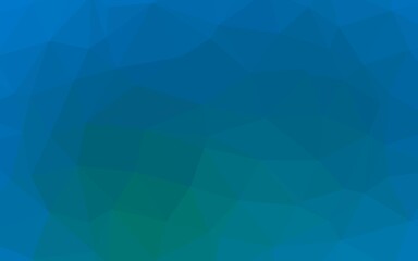 Obraz premium Light Blue, Green vector triangle mosaic template.