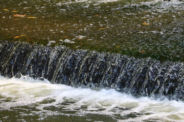 Water Cascading over the dam