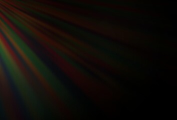Dark Black vector background with straight lines.