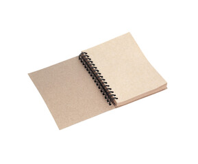 Memo notepad is blank for messages isolated on white background.