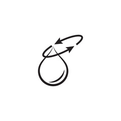 Water drop Logo Template vector