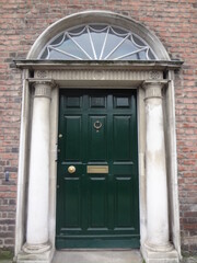Fototapeta na wymiar Dublin Door-Black