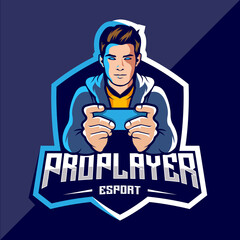 Pro player esport game logo design  © avante_speed