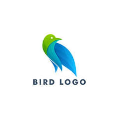 Bird logo design, Animal icon symbol vector illustration