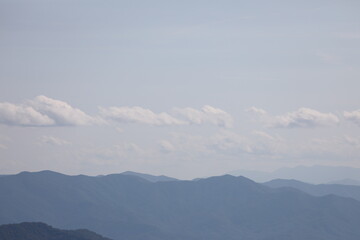 Fototapeta premium clouds over the mountains