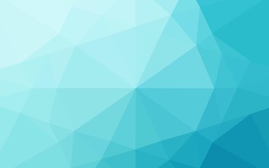 Light BLUE vector abstract polygonal texture.