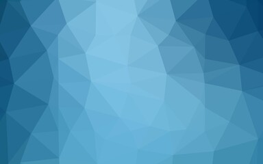 Light BLUE vector polygonal background.