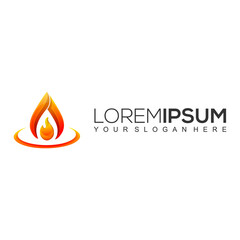 FIRE MINING LOGO DESIGN TEMPLATE