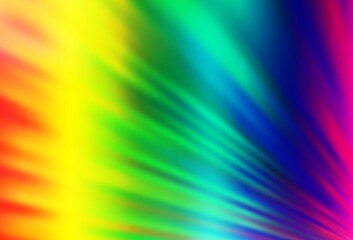 Fototapeta premium Light Multicolor, Rainbow vector template with repeated sticks.