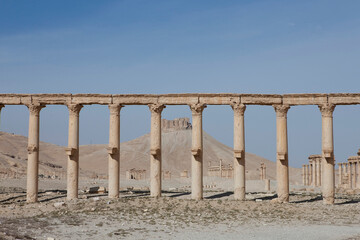 Ruins of the ancient city of Palmyra, Syria