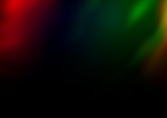 Dark Multicolor, Rainbow vector glossy abstract template.