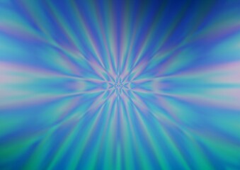 Fototapeta premium Light BLUE vector blurred shine abstract template.