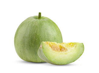 apple melon on white background