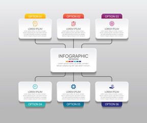 Presentation business abstract background infographic template