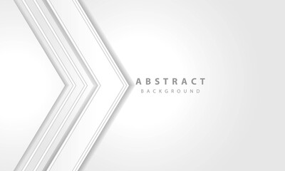 white abstract background vector design with arrow layer.