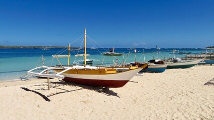 boats on the beach