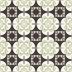 seamless pattern with flowers