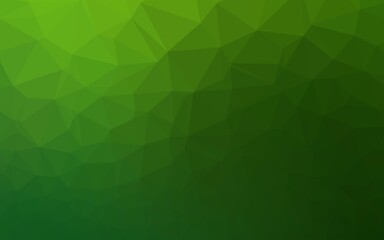 Fototapeta premium Light Green vector abstract mosaic backdrop.