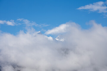 Fototapeta na wymiar 展望台から望むタンタラス連山の眺め　　シートゥスカイハイウエイ　ブリティッシュコロンビア　カナダ 