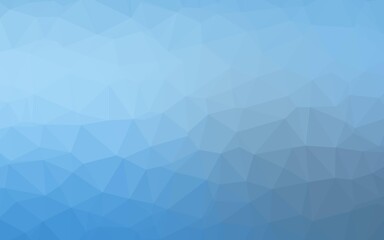 Fototapeta premium Light BLUE vector shining triangular template.