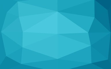 Light BLUE vector low poly cover.