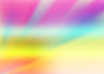 Light Multicolor, Rainbow vector blurred and colored template.