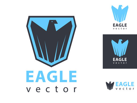 Eagles Logo Vector. Eagle Scout Badge Icon.