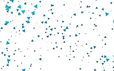 Light BLUE vector cover in polygonal style.