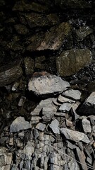 rocks in the water