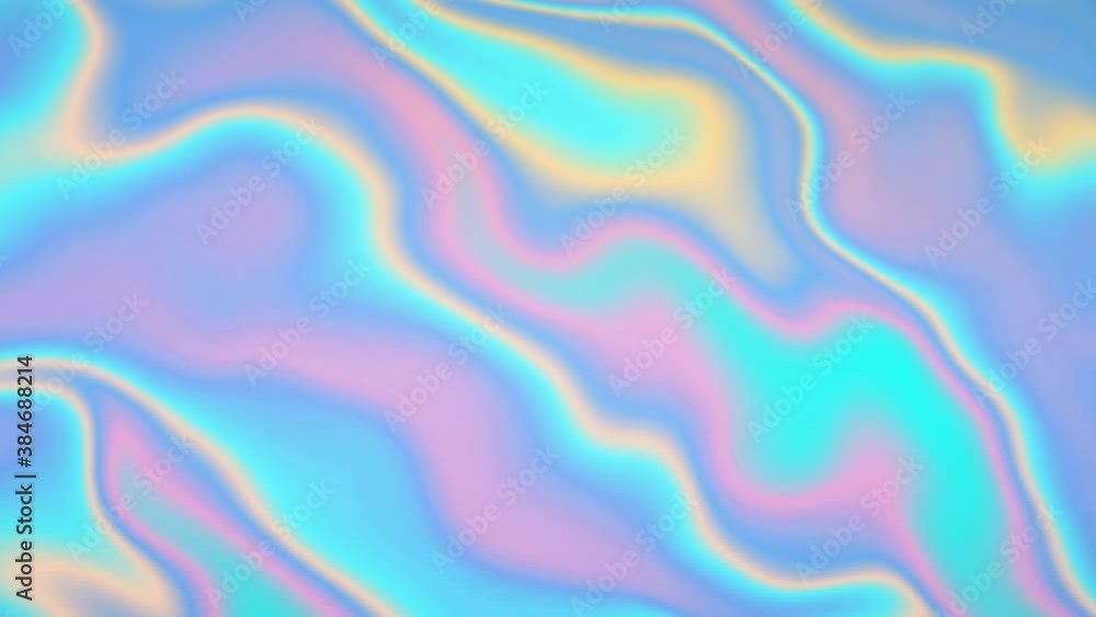 Poster abstract trendy liquid fluid rainbow neon liquid geometric shapes gradient loop background animation