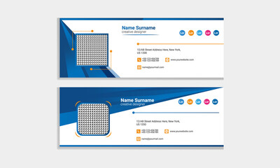 Flat, Modern, and Professional Email Signature Templates Design
Professional Creative Corporate Business Simple Stylish Email Signature Template Email Signature Design 